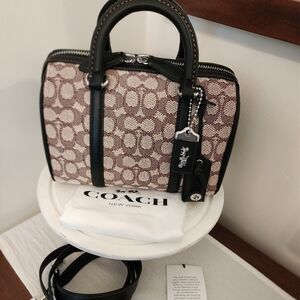 Coach Ruby 25 in Signature Textile Jacquard NWT